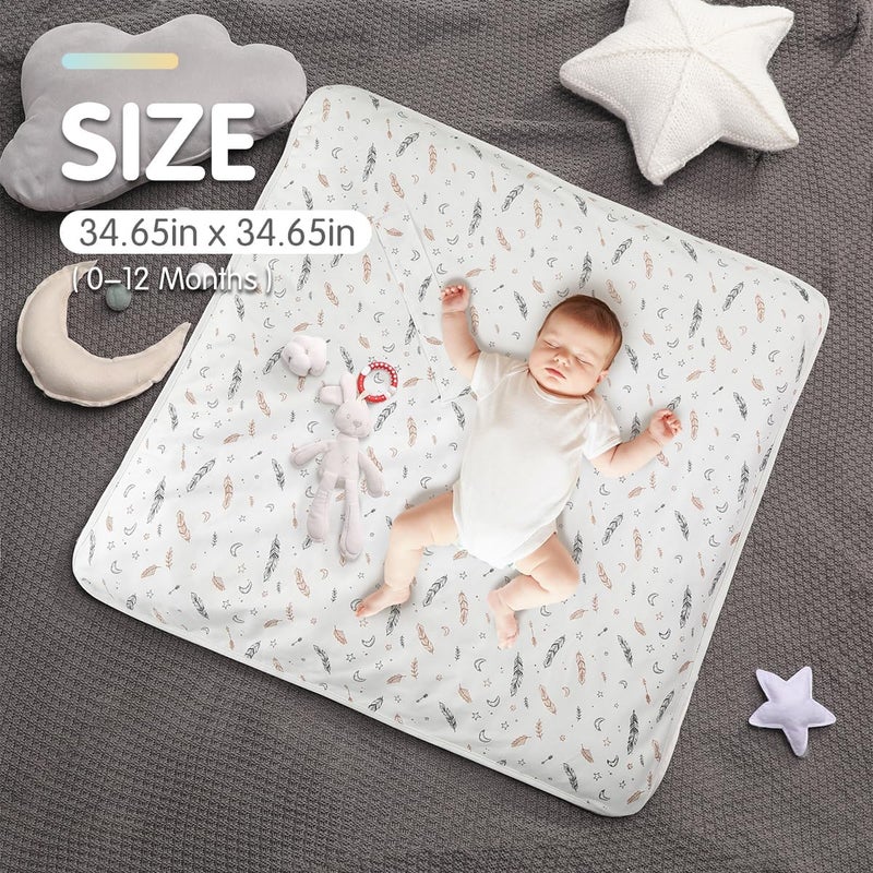 KIDDA Newborn 0-12 Months Baby Swaddle Blanket Multifunctio Boys Girls Cotton Thick Mat Wrap Stroller Sleeping Sacks Infant - Image 3